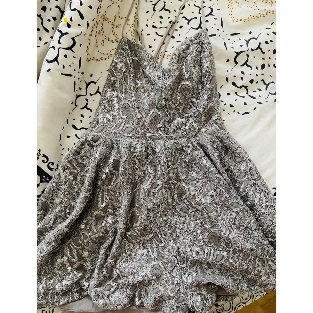 Urban Outfitters sparkly romper